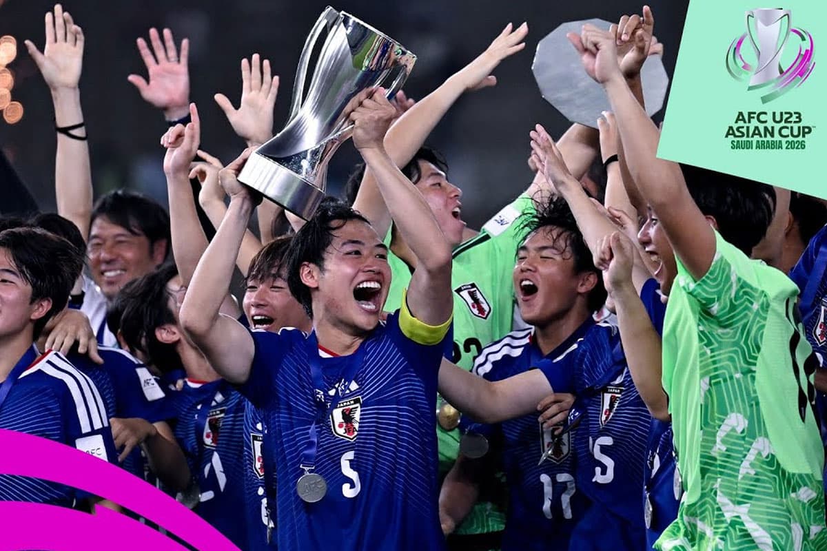 Jepang U23 Bungkam China 4-0, Kukuhkan Dominasi Asia